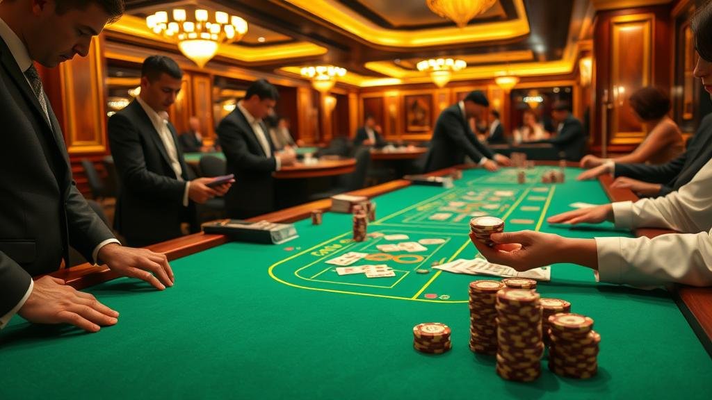 ตัวอย่างเค้าไพ่บาคาร่า ปิงปอง และ ถนนไม้ขีด