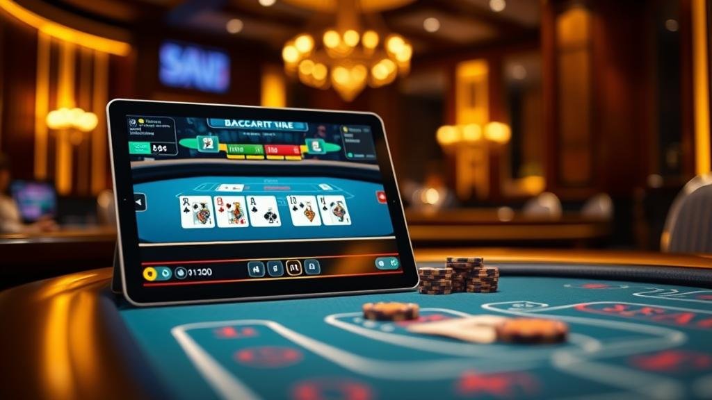 ดีลเลอร์บาคาร่าสาวสวยจาก SA Gaming