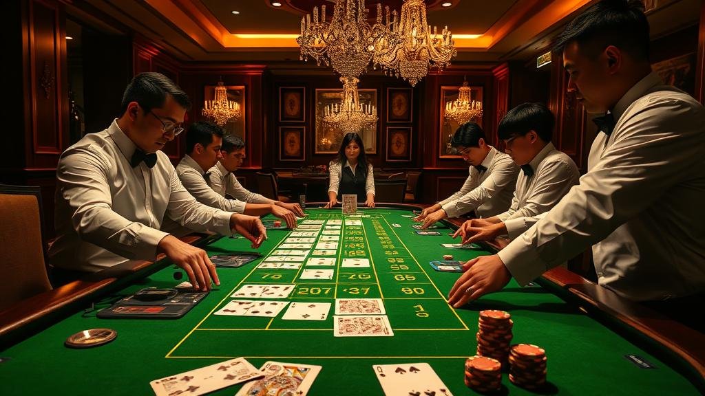 การวางเดิมพันในเกมบาคาร่า