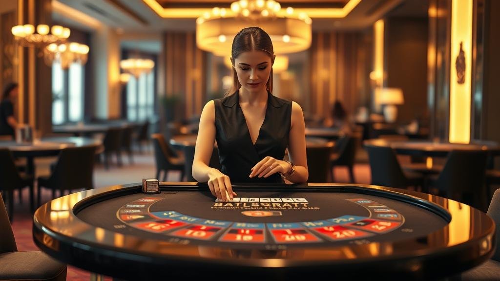 อินเทอร์เฟซบาคาร่าสำหรับเดสก์ท็อปและแท็บเล็ต