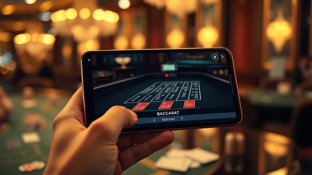 ภาพแสดงสถิติและเค้าไพ่บาคาร่า
