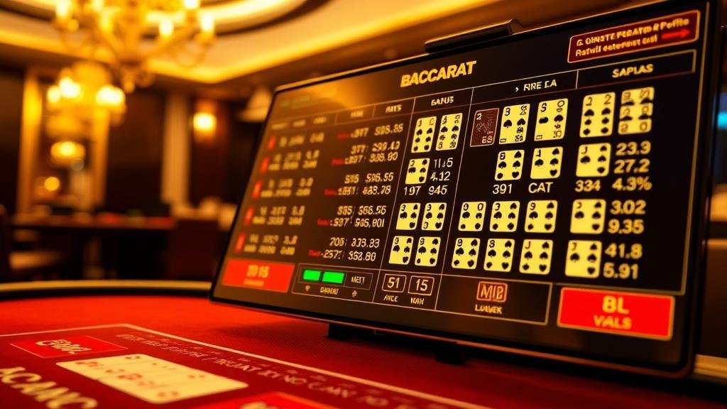 ตารางเปรียบเทียบกลยุทธ์การเดินเงินบาคาร่า