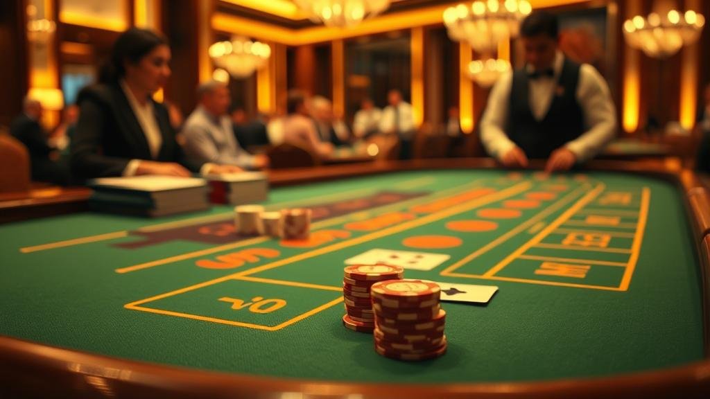 หน้าจอเกมบาคาร่าสดจาก Asia Gaming (AG)