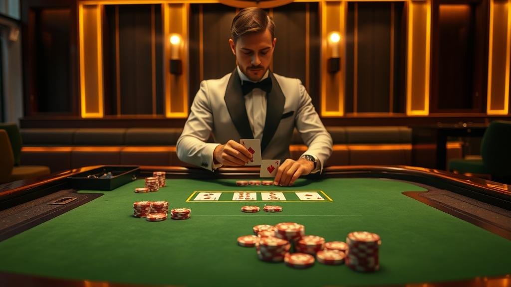 ภาพบรรยากาศเกมบาคาร่าสดที่สนุกสนานจาก LuckyStreak