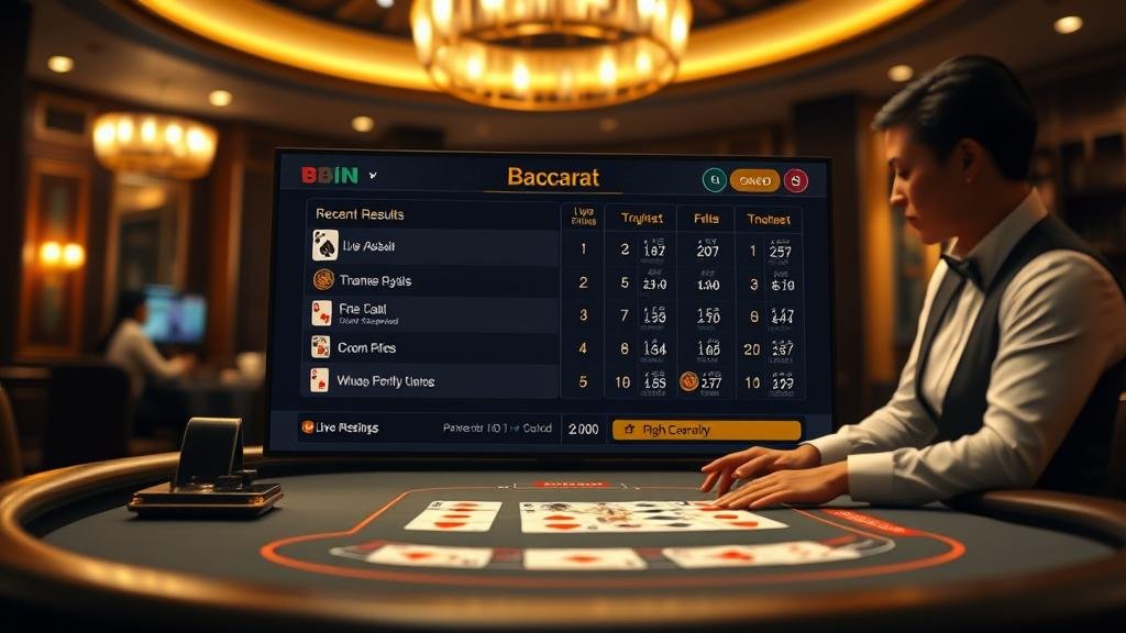 ตัวอย่างเค้าไพ่บาคาร่า: ถนนเล็ก, ลูกปัด, มังกร