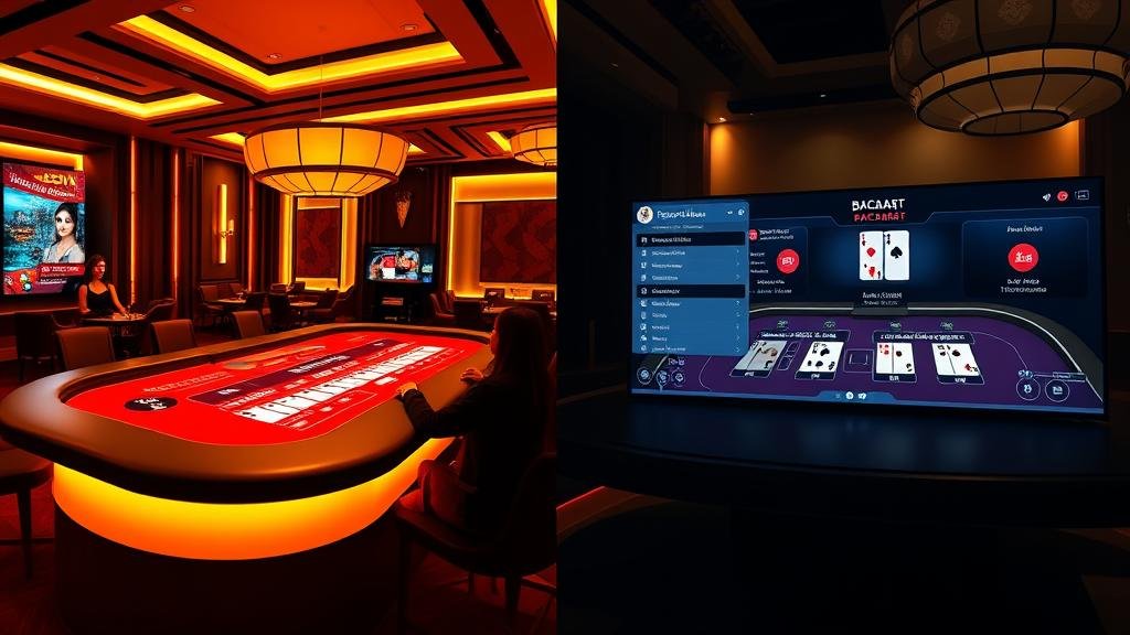 ภาพแสดงเค้าไพ่บาคาร่าแบบต่างๆ