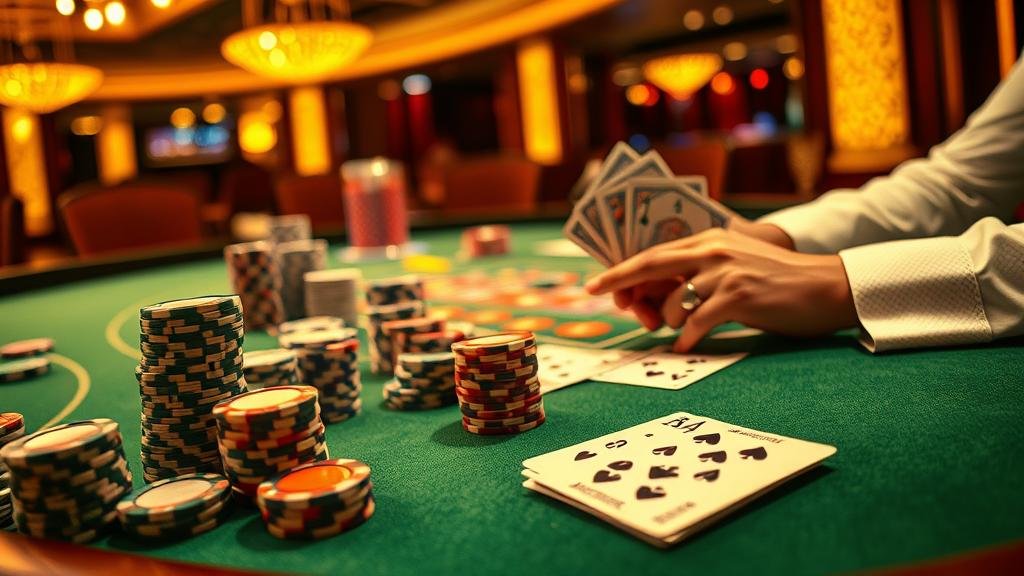 ภาพรวมห้องบาคาร่าจากค่ายดัง