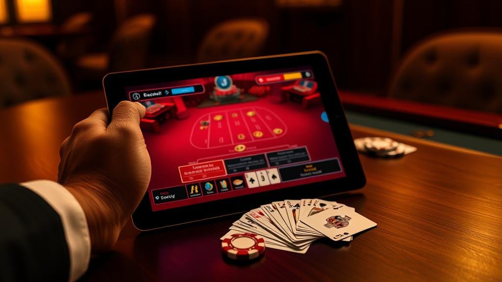 การวิเคราะห์สถิติบาคาร่าบนแท็บเล็ต