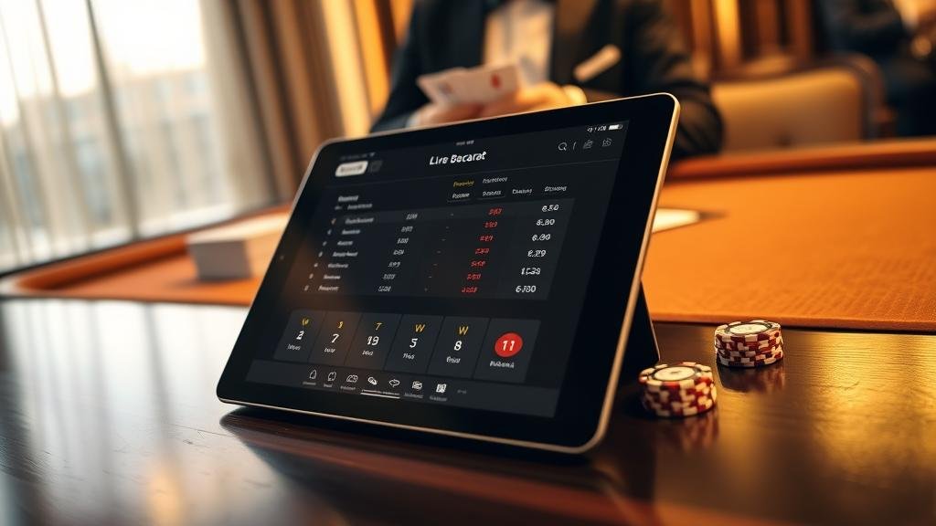 บาคาร่าบนแท็บเล็ต: เปิดเคล็ดลับวิเคราะห์สถิติและวางแผนการเงินฉบับเซียน