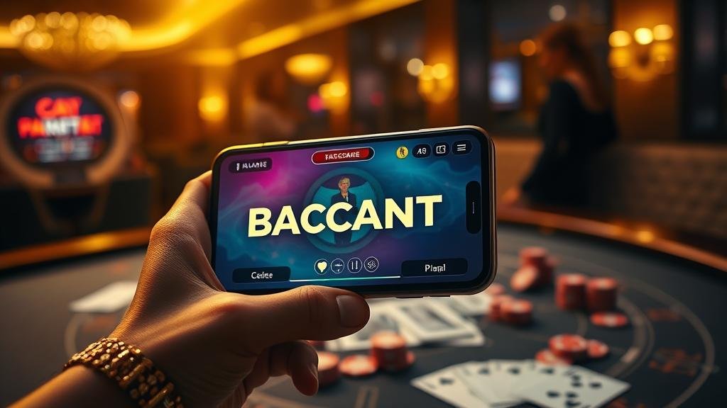 การเลือกห้องบาคาร่าสดบนแท็บเล็ต