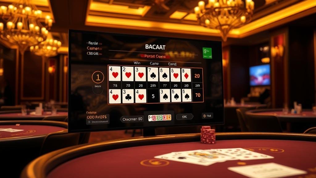 การวางเดิมพันในเกมบาคาร่า