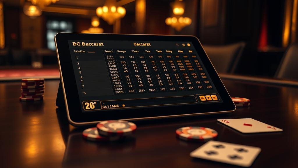 เทคนิคและสถิติบาคาร่าขั้นสูง