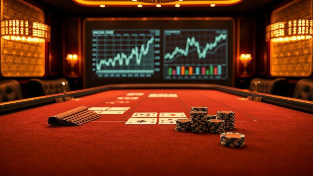 อินโฟกราฟิกแสดงกลยุทธ์บาคาร่า