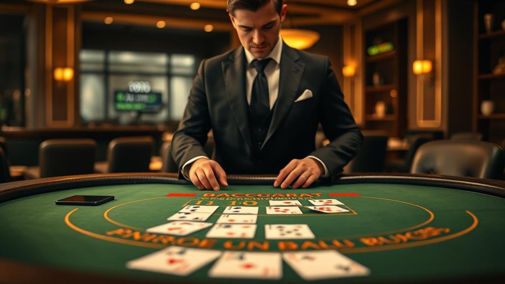 หน้าจอเกมบาคาร่า DreamGaming พร้อมระบบอัตโนมัติ