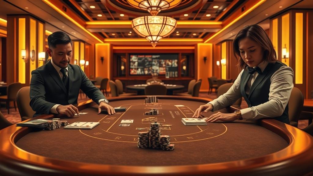 บรรยากาศเกมบาคาร่าสดจากค่าย Ezugi