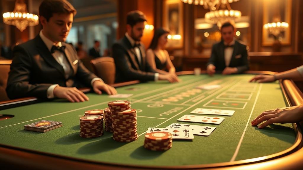 ตัวอย่างเค้าไพ่บาคาร่า: มังกร, ปิงปอง, สามติด