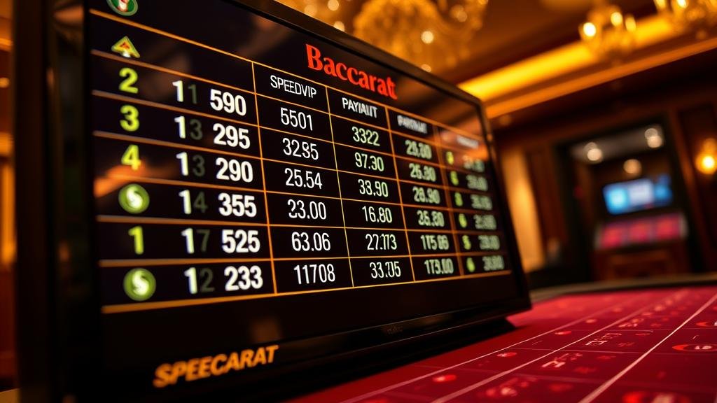 กราฟแสดงกลยุทธ์การเดินเงินบาคาร่า