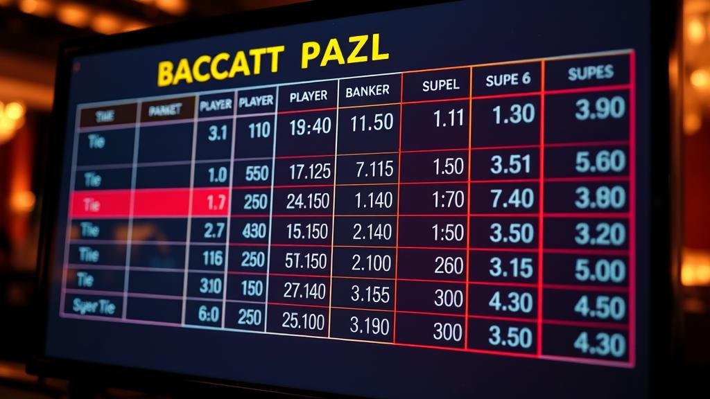 เปรียบเทียบห้องบาคาร่าจากค่าย EBet, Playtech, และ Sexy Baccarat