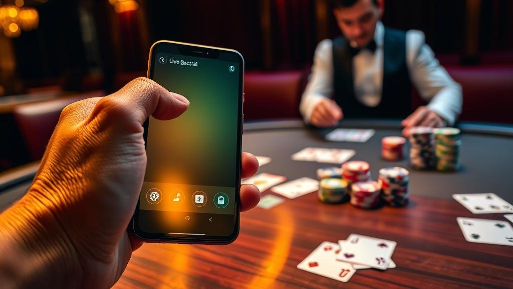 การวางเดิมพันบาคาร่าด้วยงบสูงบนแท็บเล็ต