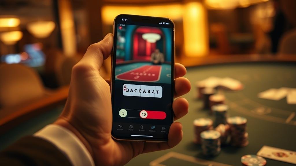 ตารางสถิติบาคาร่าบนแท็บเล็ต