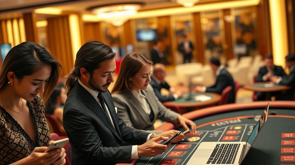 ภาพประกอบเทคนิคการอ่านเค้าไพ่บาคาร่า