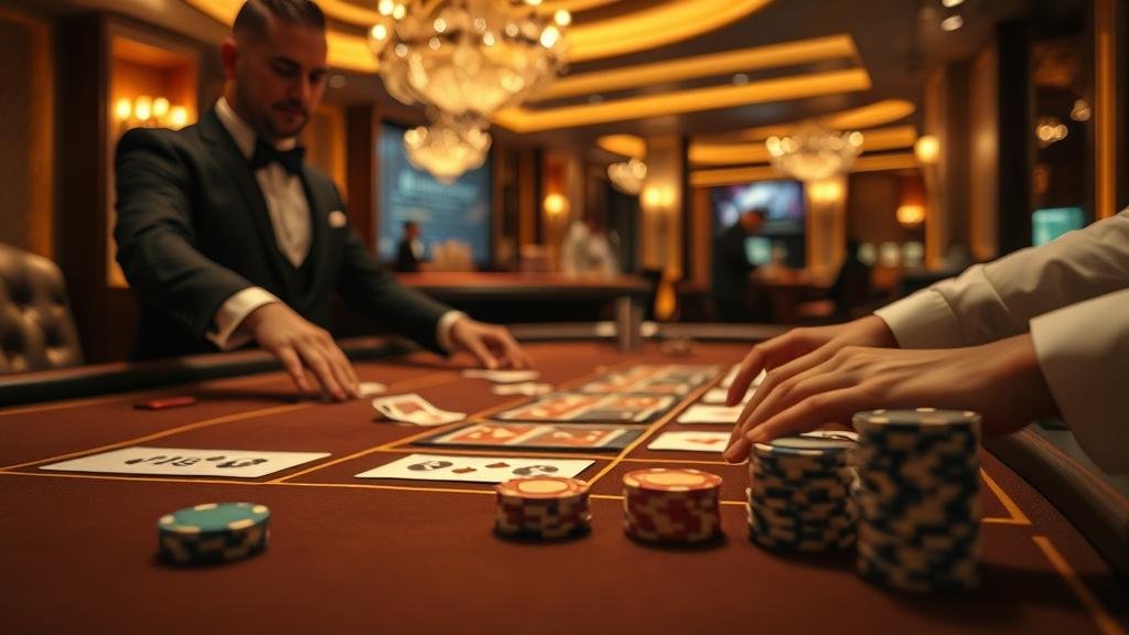 บรรยากาศหรูหราของบาคาร่า Portomaso Gaming