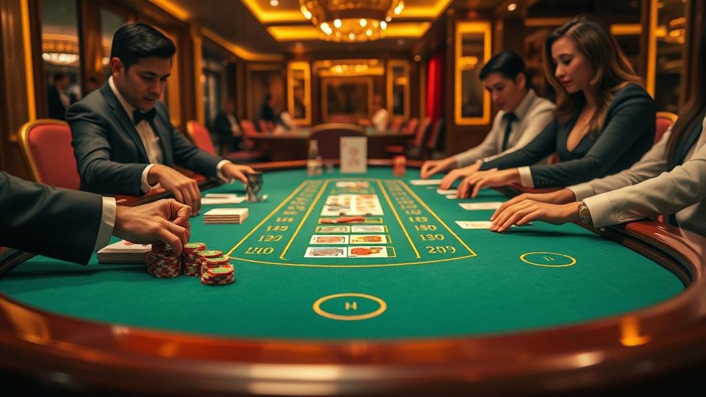 ตัวอย่างเค้าไพ่ถนนไม้ขีดบาคาร่า