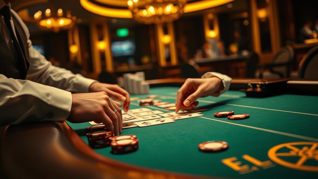 หน้าจอเล่นบาคาร่า สควีซ บนมือถือ