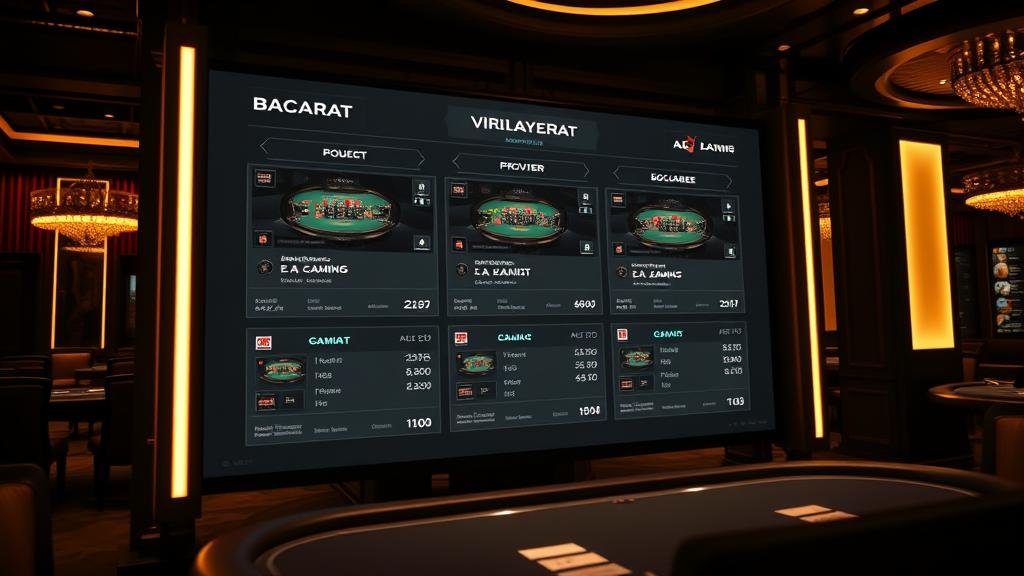 โต๊ะบาคาร่าสดจาก Evolution Gaming