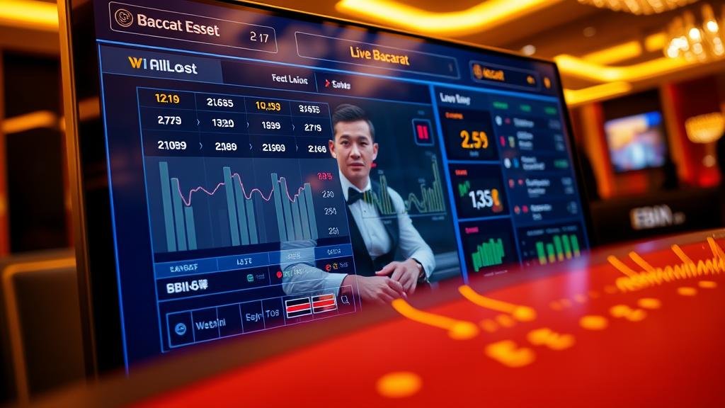 สถิติบาคาร่าแบบต่างๆ เช่น Big Road, Big Eye Boy