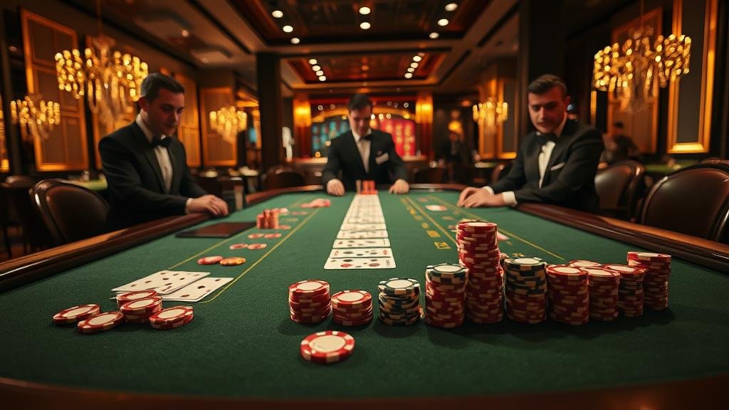 อินโฟกราฟิกแสดงเค้าไพ่บาคาร่าและการบริหารเงิน