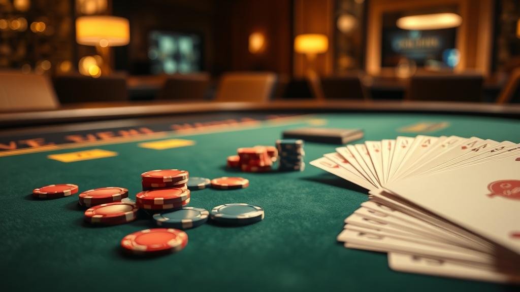 ตัวอย่างเค้าไพ่บาคาร่าบนหน้าจอ