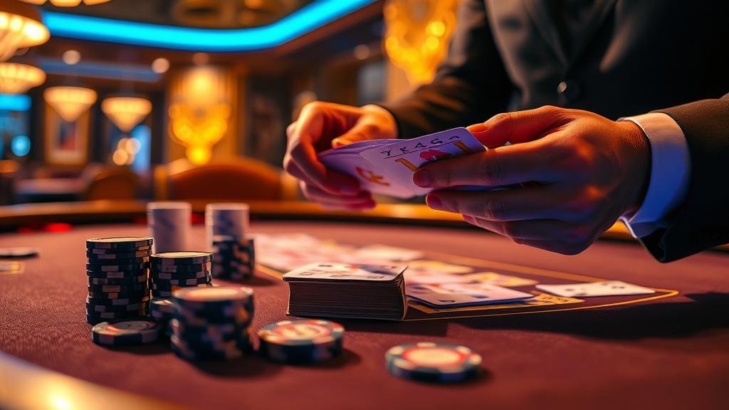 หน้าจอเลือกห้องบาคาร่าบนแท็บเล็ต