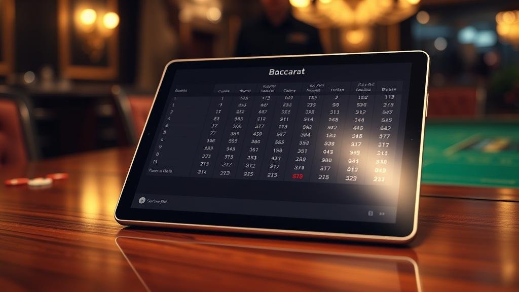 ผู้เล่นบาคาร่าประสบความสำเร็จบนแท็บเล็ต