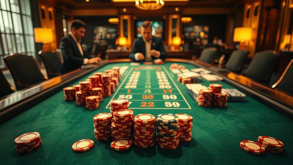 หน้าจอเกมบาคาร่าสดจากค่าย Playtech