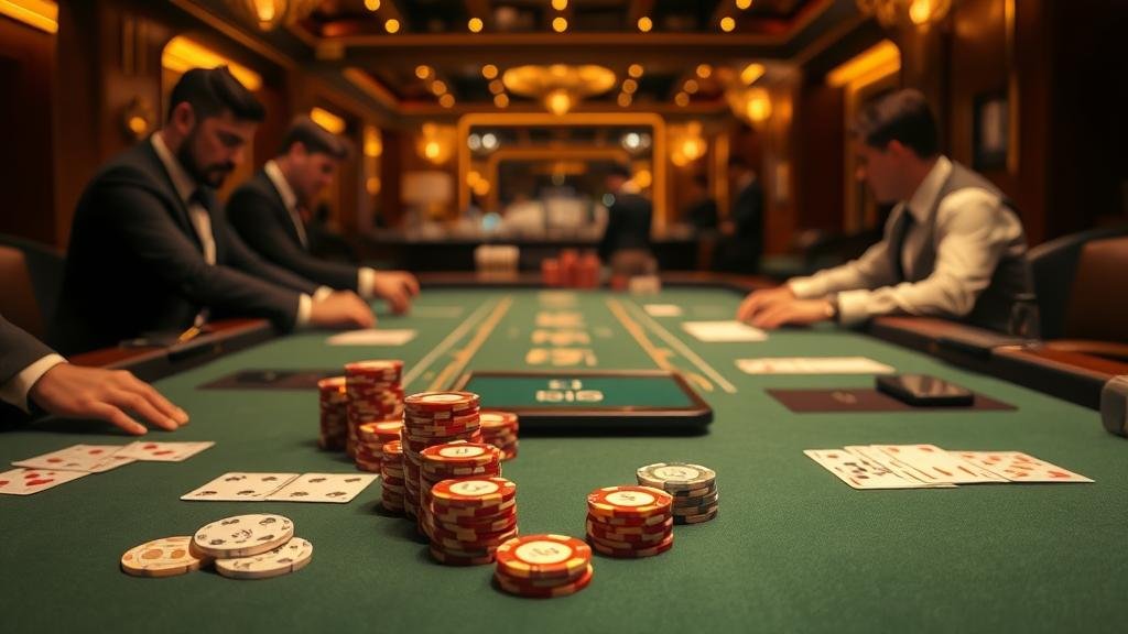 ภาพประกอบกลยุทธ์การเดินเงิน 1-3-2-4 ในบาคาร่า