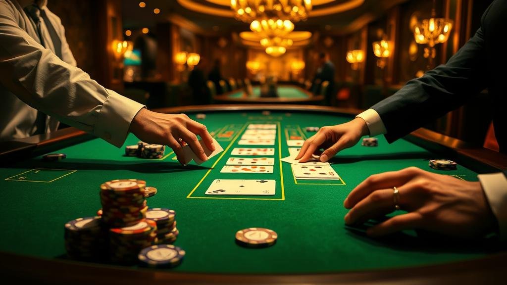 การเล่นบาคาร่าบนแท็บเล็ตพร้อมสถิติ