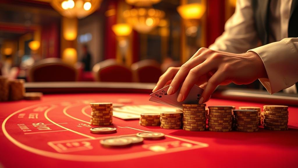 บรรยากาศการเล่นบาคาร่าสด