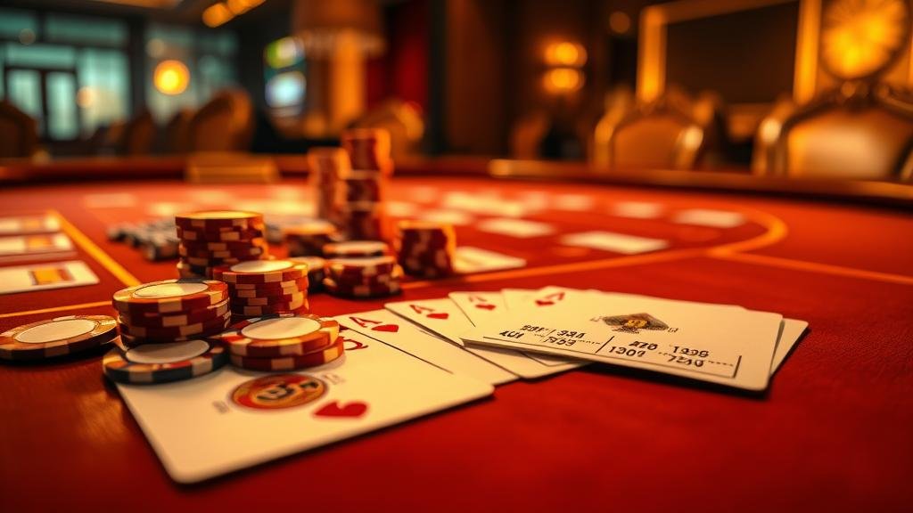 โต๊ะบาคาร่า VIP ในคาสิโนหรู