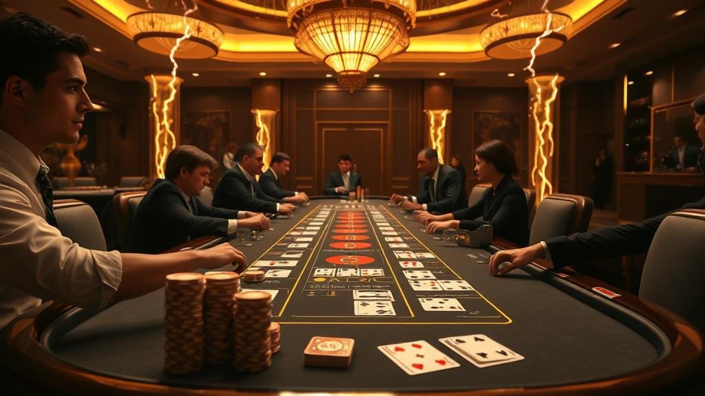 การแสดงผลตัวคูณพิเศษใน บาคาร่า AllBet สายฟ้า