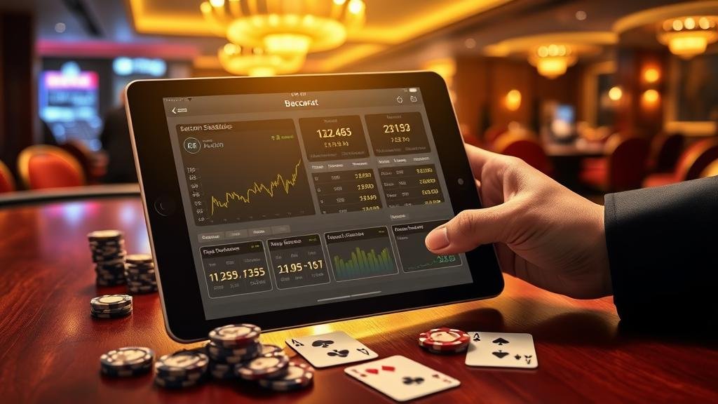 การวิเคราะห์สถิติบาคาร่าบน iPad