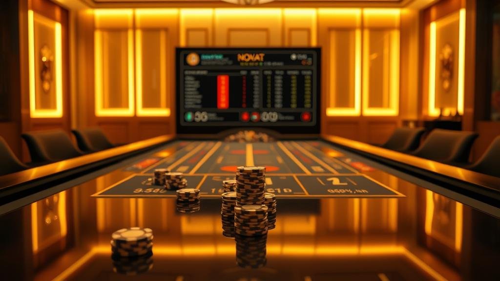 หน้าจอแสดงสถิติบาคาร่า Nova ที่ชัดเจน