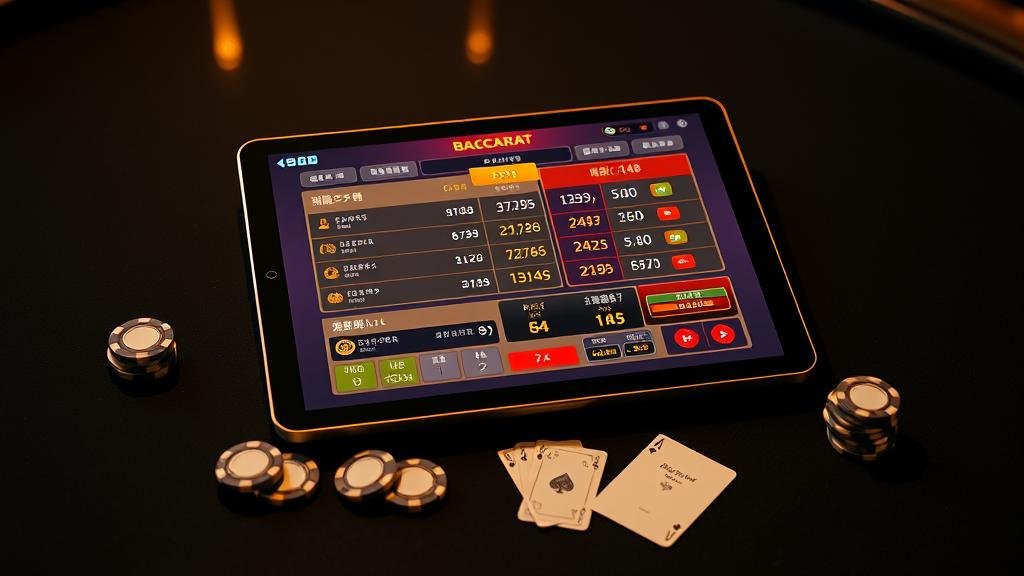 ตารางแสดงเค้าไพ่บาคาร่า