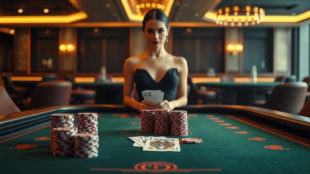 โต๊ะบาคาร่า Sexy กับดีลเลอร์สาวสวย