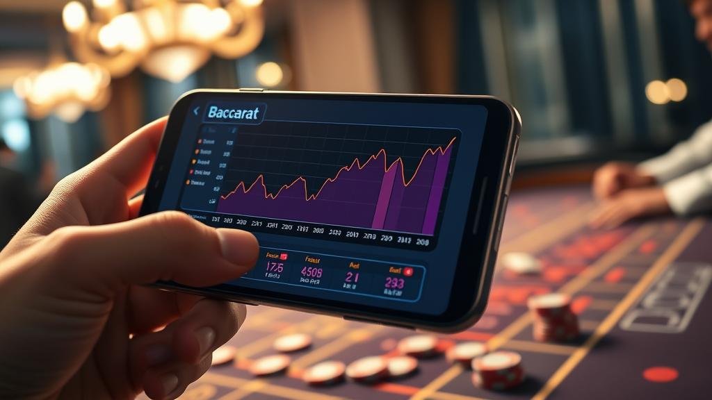กราฟสถิติบาคาร่าแบบต่างๆ บนมือถือ