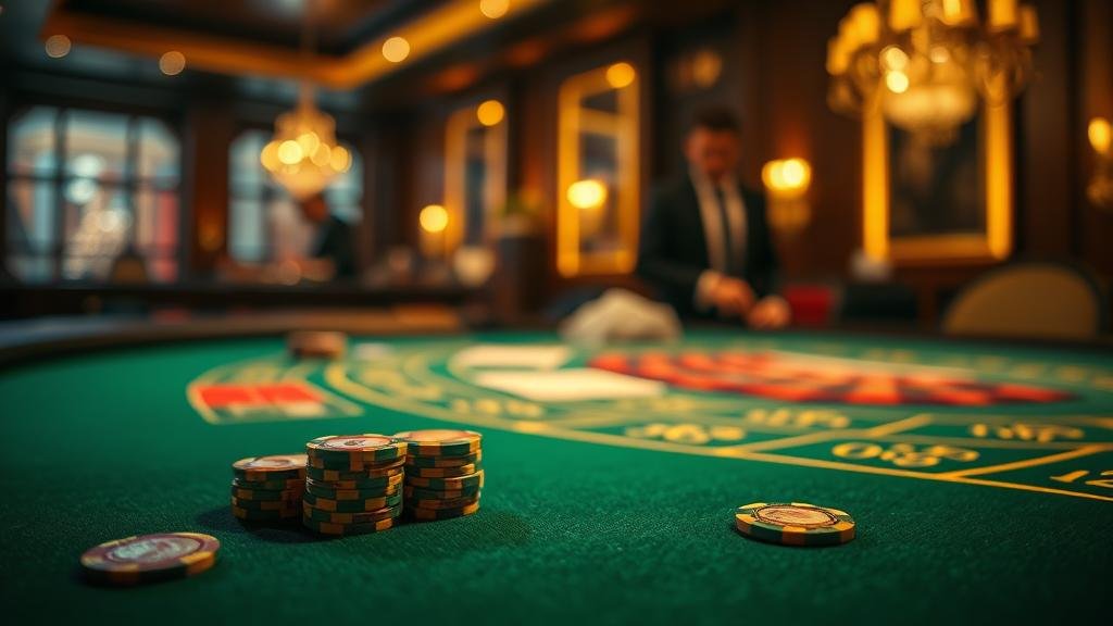 การเลือกห้องบาคาร่าบนแท็บเล็ต