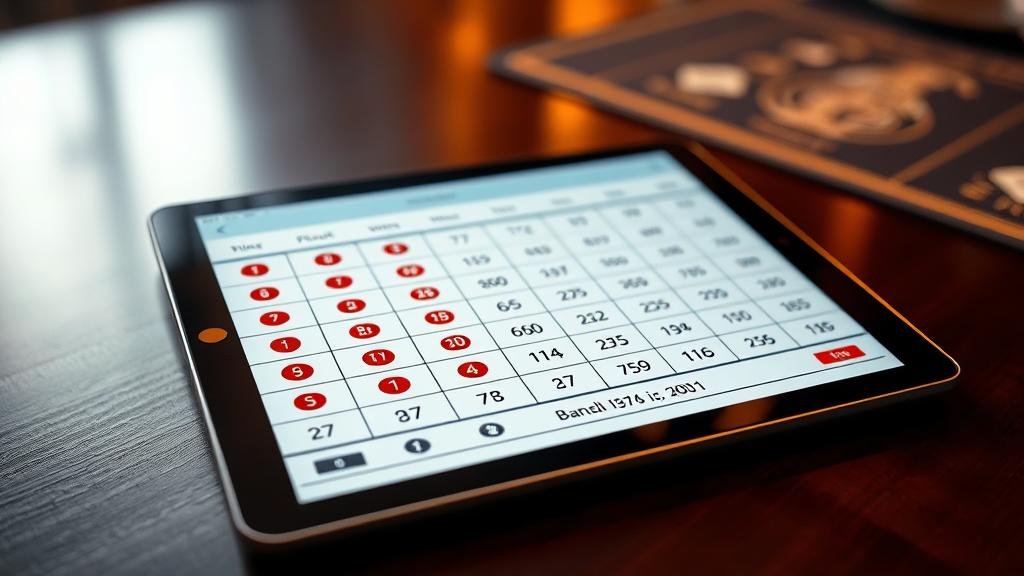 การบันทึกสถิติและผลลัพธ์บาคาร่า