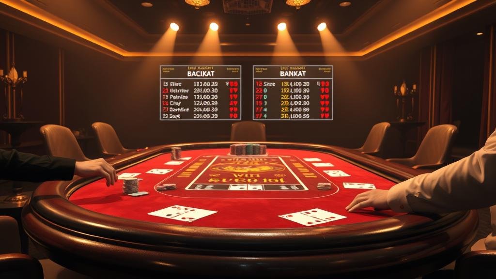 หน้าจอเล่นบาคาร่าสดบนเดสก์ท็อป