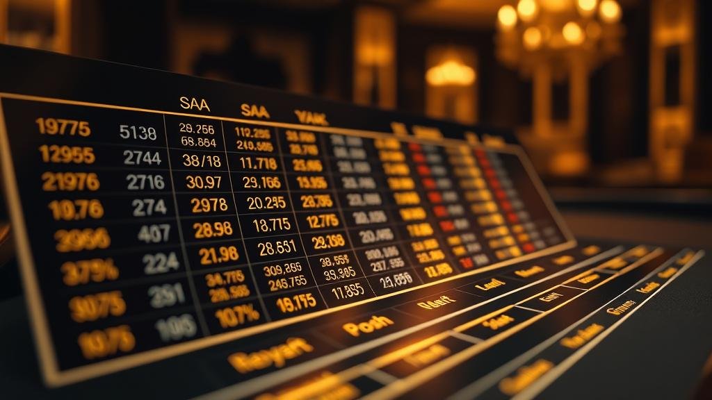 เปรียบเทียบอัตราจ่ายและรูปแบบบาคาร่าจากค่ายต่างๆ