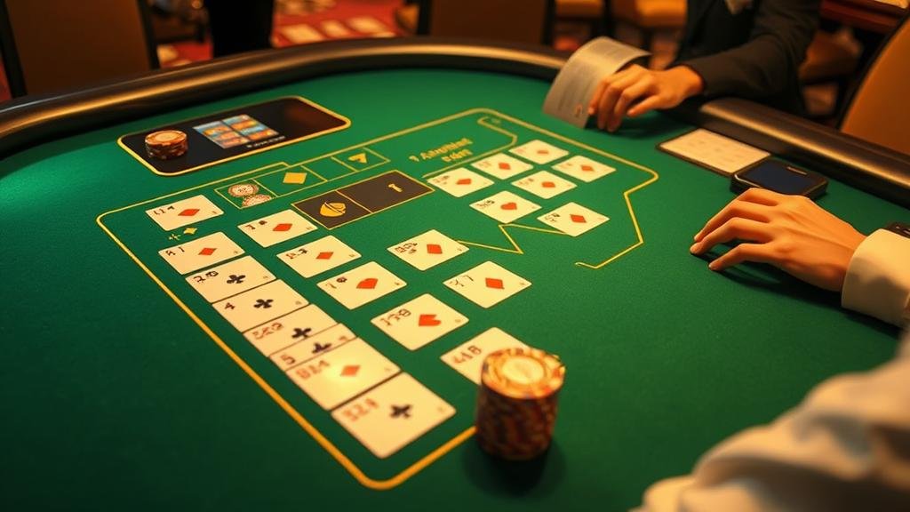 ตัวอย่างเค้าไพ่ซิกแซก บาคาร่า LuckyStreak